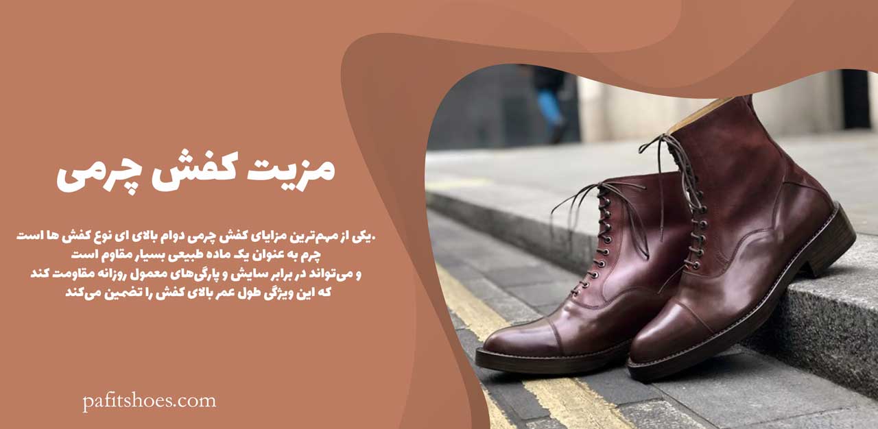 مزیت کفش چرمی