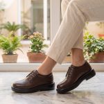 کفش چرم زنانه مدل تیارا بندی - تصویر 2