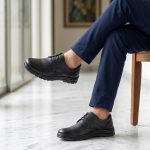 کفش چرم مردانه مدل مارشال بندی - تصویر 2